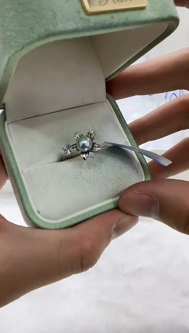 【闪购商品】海水珍珠DA银S925镶嵌c289 珍珠6