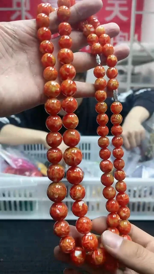 【闪购商品】硅化珊瑚颈饰未镶嵌精美项链220
