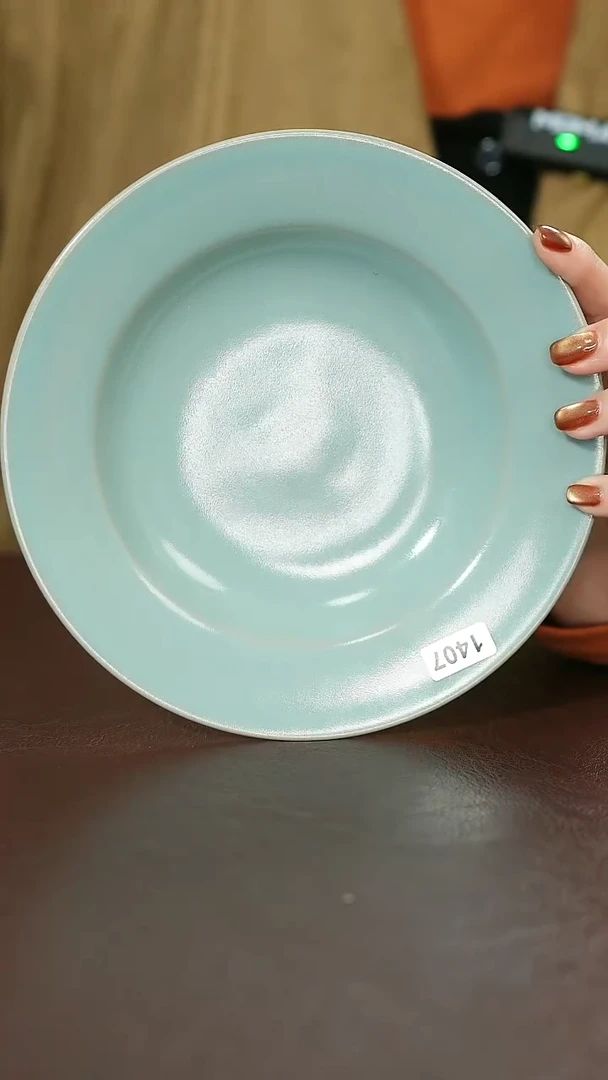 摆件瓷1407汝宋汝瓷原矿釉