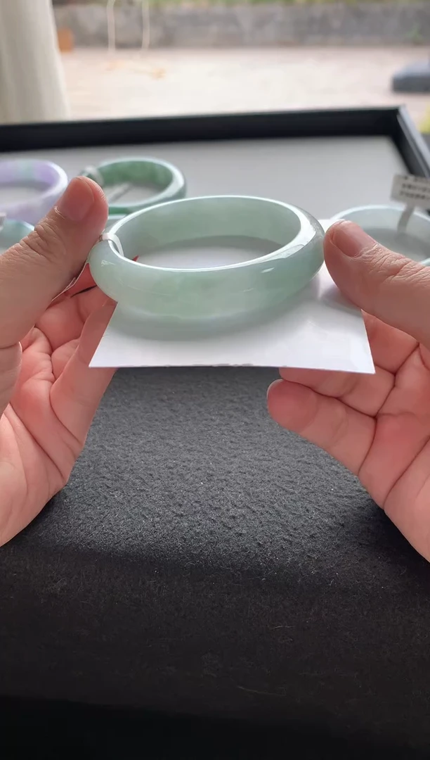 未镶嵌手镯翡翠56正圈买断Y4290