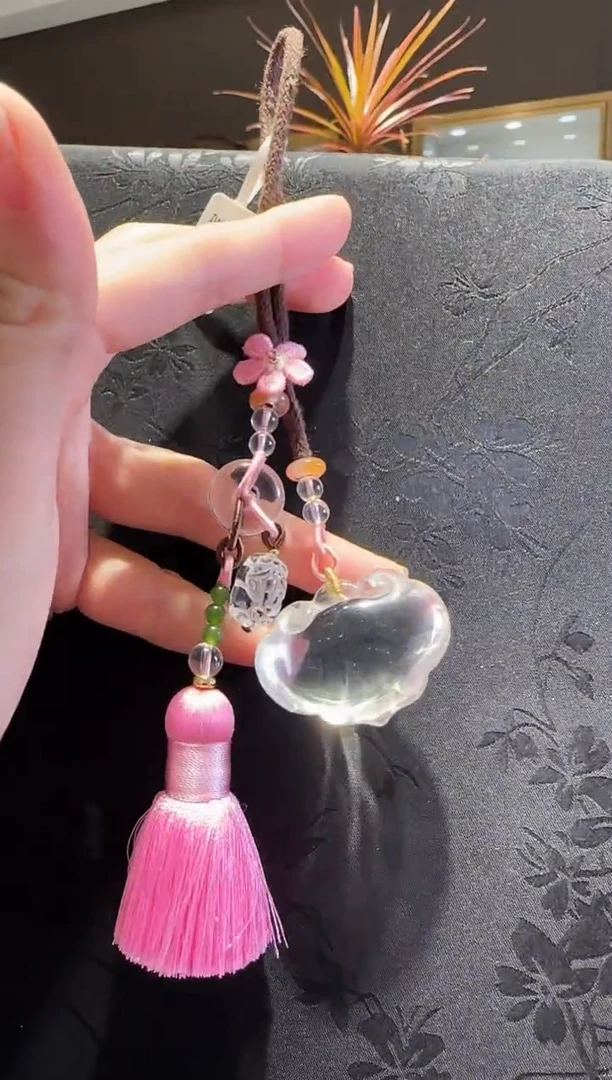 未镶嵌手绳水晶莎***ᐝ如意锁款