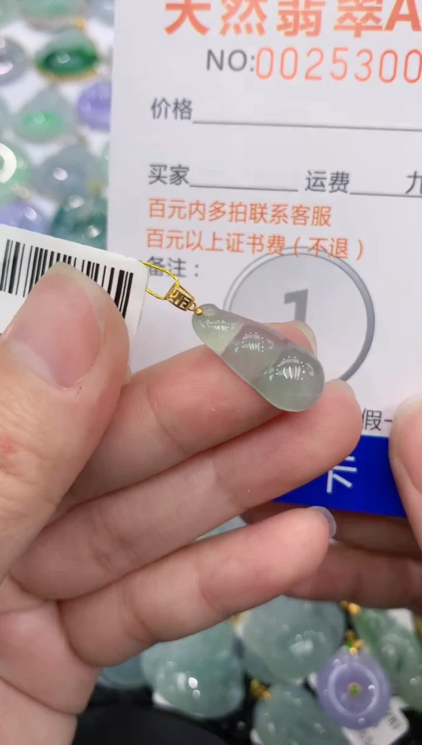 【闪购商品】翡翠颈饰18K金镶嵌11111111111