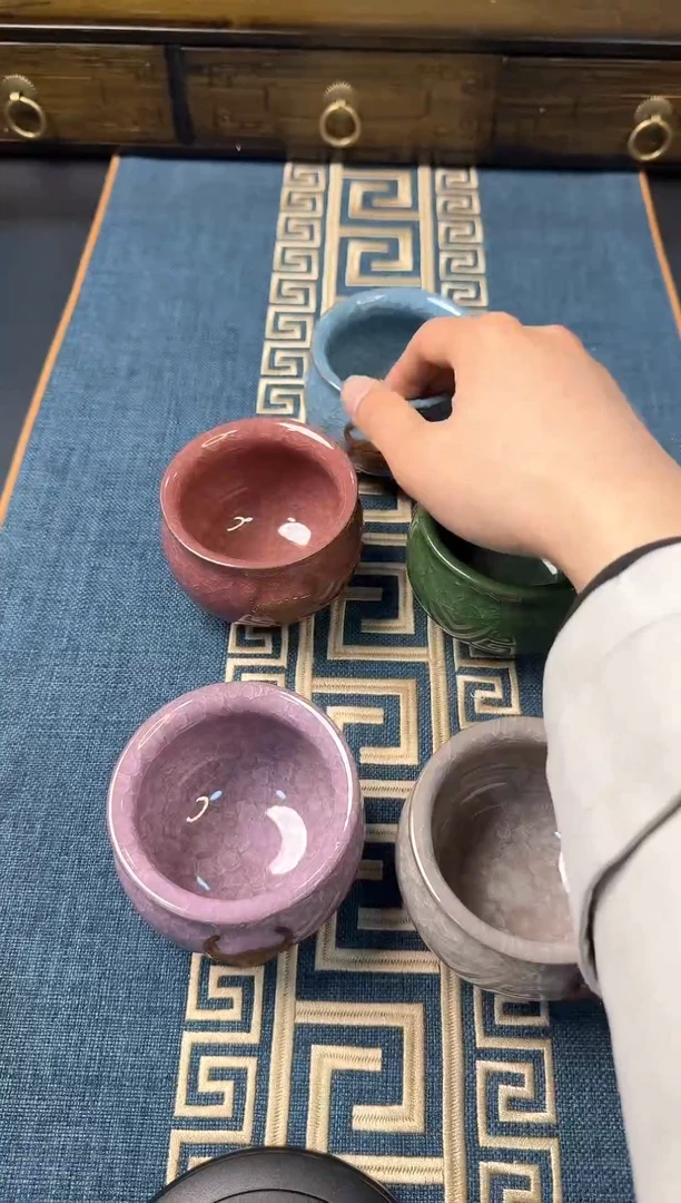 【闪购商品】五色牛气冲天冰裂纹