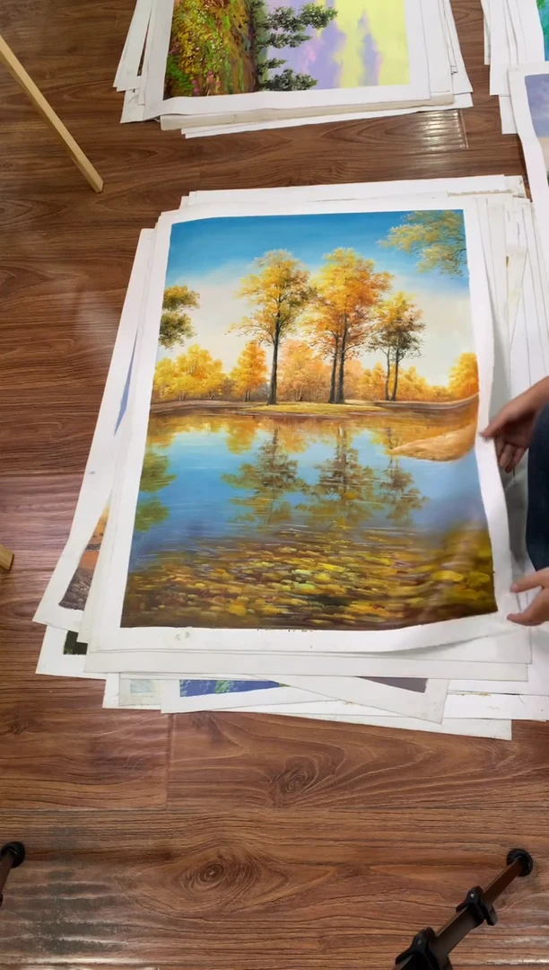 油画【66号】朝鲜原创手绘油画【功勋Ⅰ级画家丨孤品佳作丨顺丰包邮】