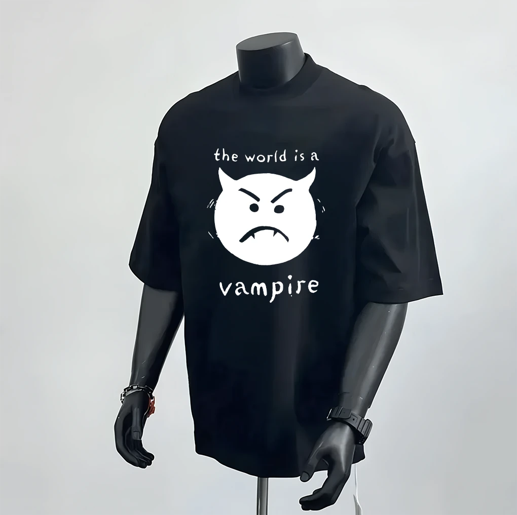 美式潮牌夏季男士男生纯棉短袖T恤ins不透潮流百搭圆领半袖上衣