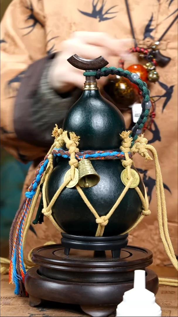 XV039网兜款大漆酒葫芦（现货现发）