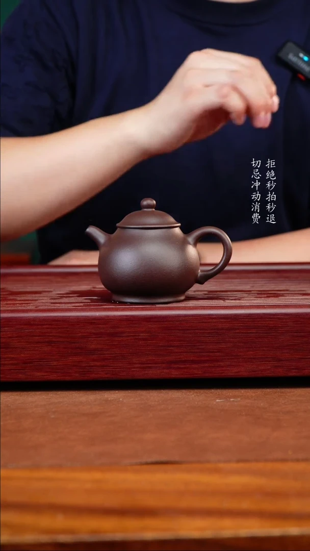 茶壶紫砂潘子茶器17557伯俊潘壶