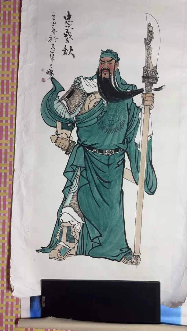 国画手绘8平尺左右