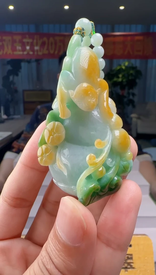 翡翠未镶嵌吊坠(赠链)XM@@960Q3J17769