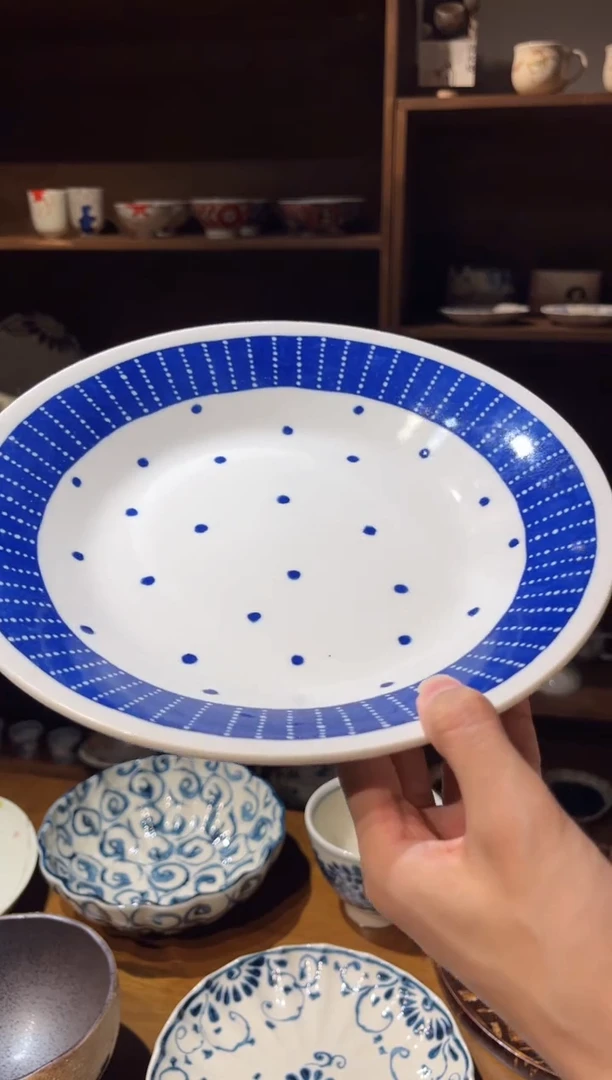 瓷片福利 苍野大盘24cm