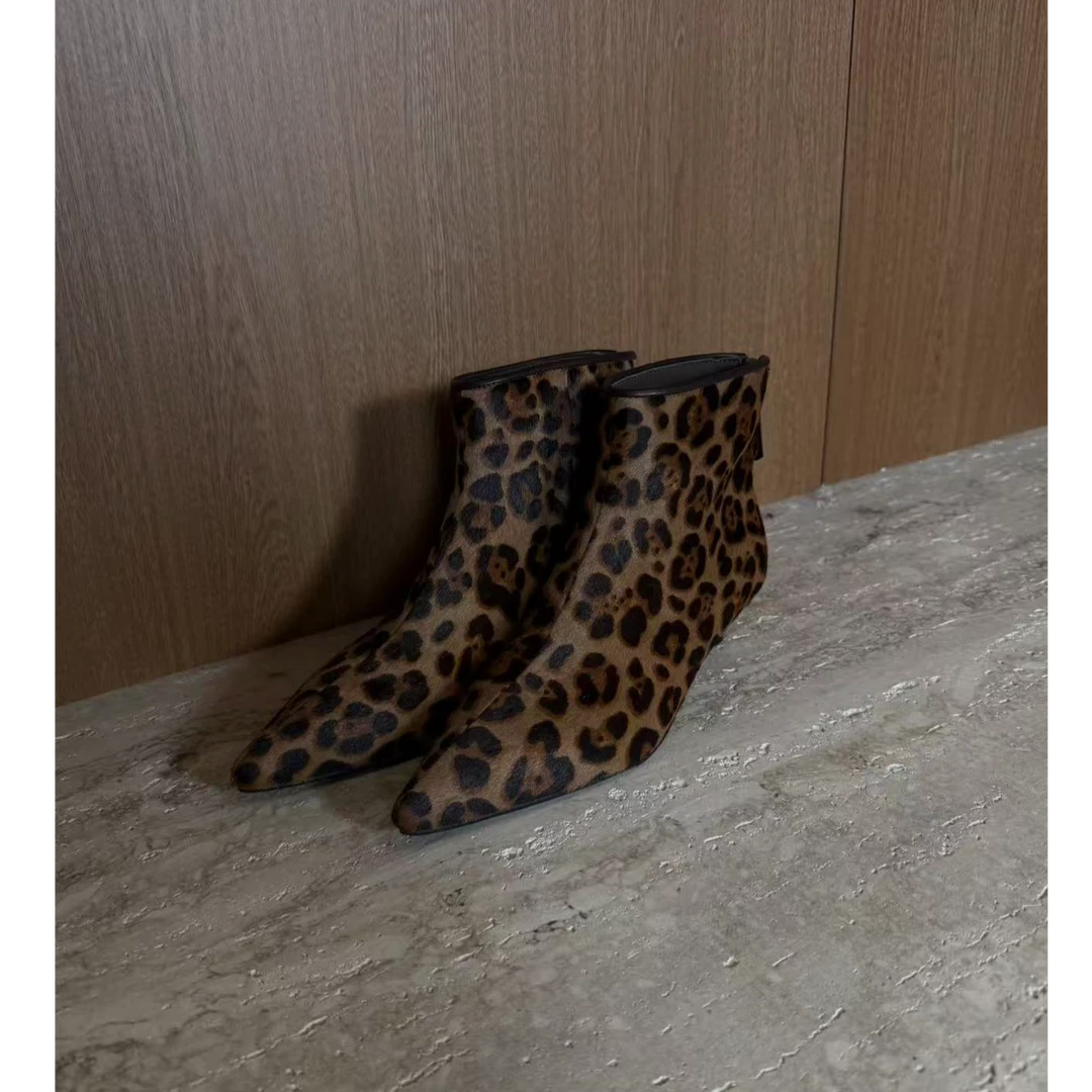 TANTAN 时尚气质百搭秋冬尖头时装靴3583