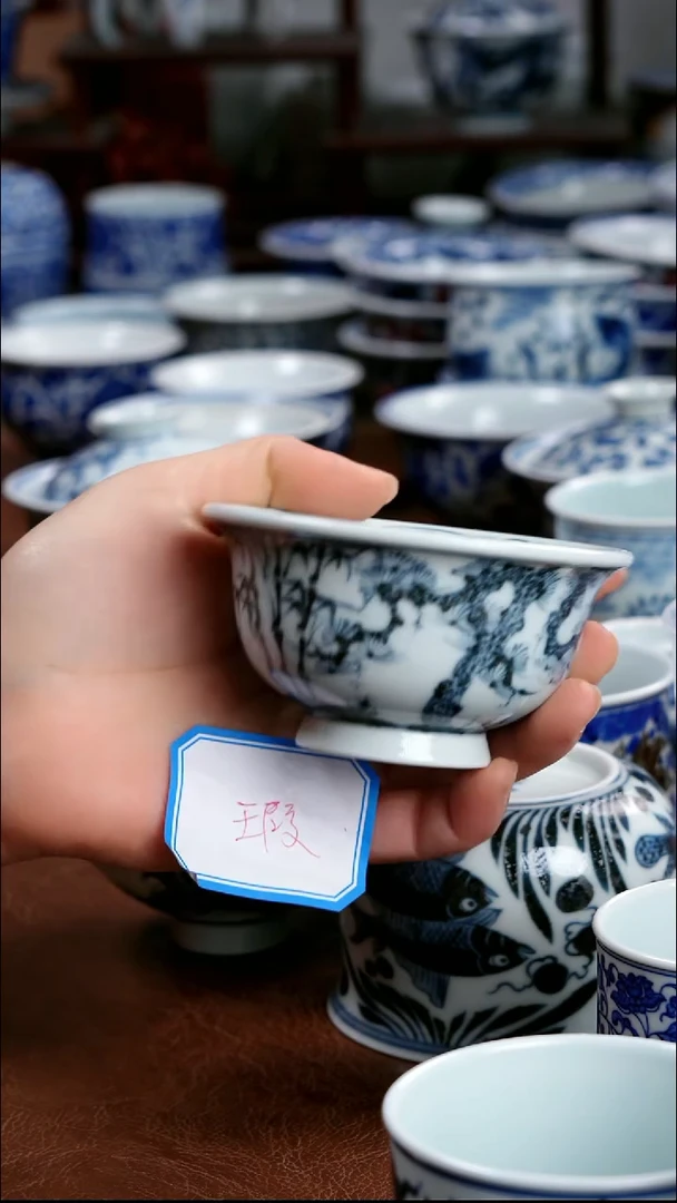 景德镇高端茶器景德镇墨奈纯手工手绘高端茶器