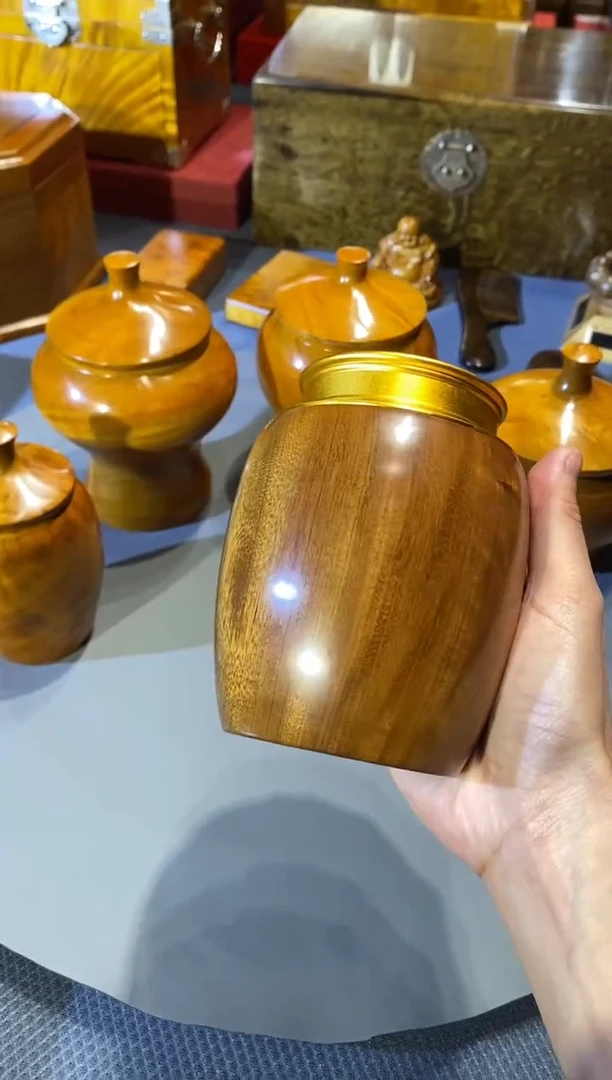 金丝楠小叶桢楠  茶叶罐