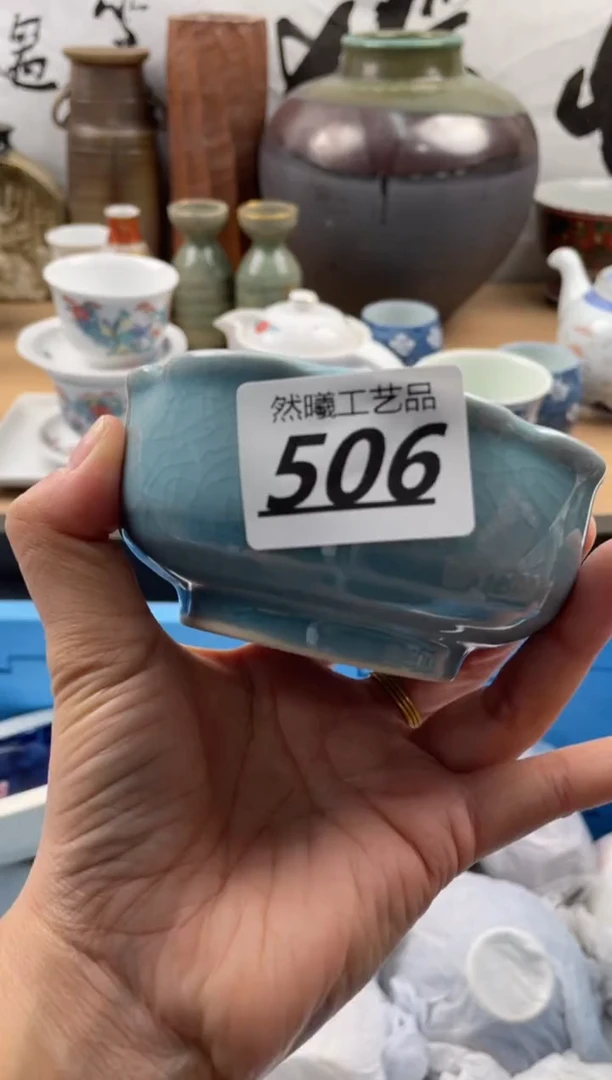 【闪购商品】瓷片506然曦海外工艺品18包邮