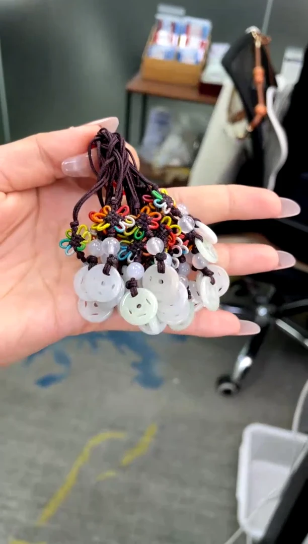 翡翠未镶嵌吊坠(不含链)有钱花手机挂多样性发货发一件