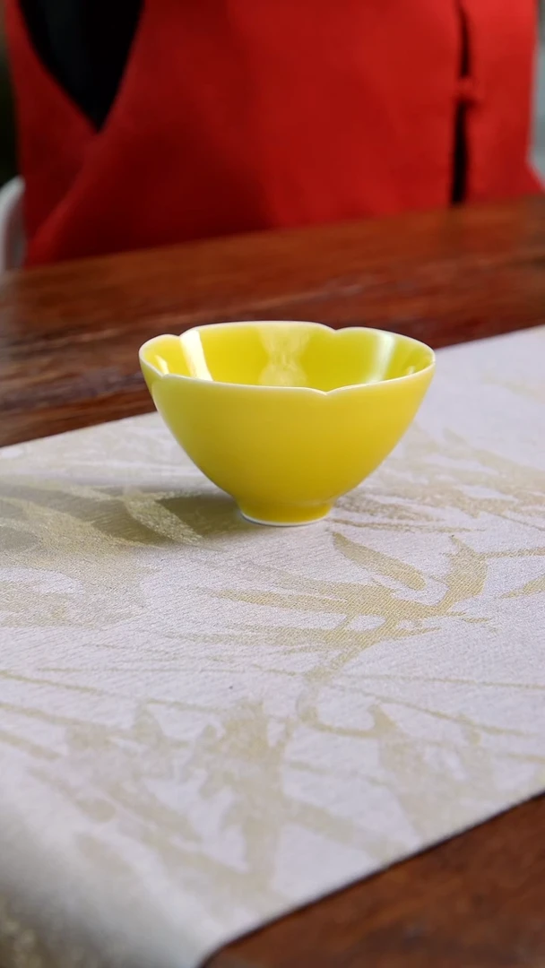 【闪购商品】文俊柠檬黄葵口杯..........