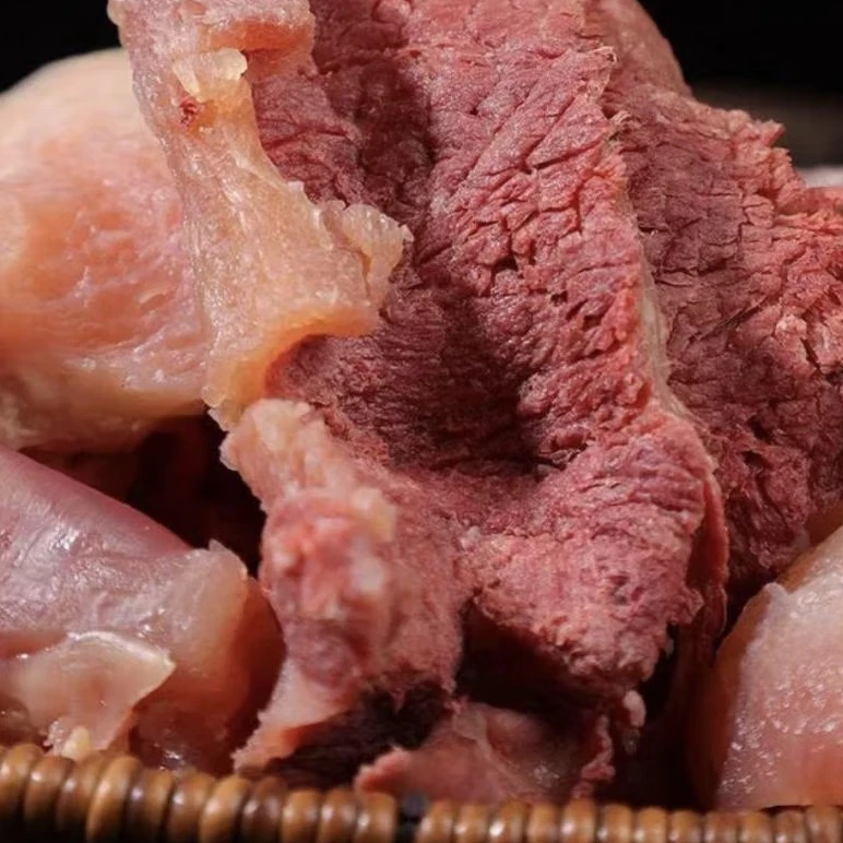 【5斤】正宗小黄牛拆骨肉新鲜带软骨脆骨冷链发货包邮 xx