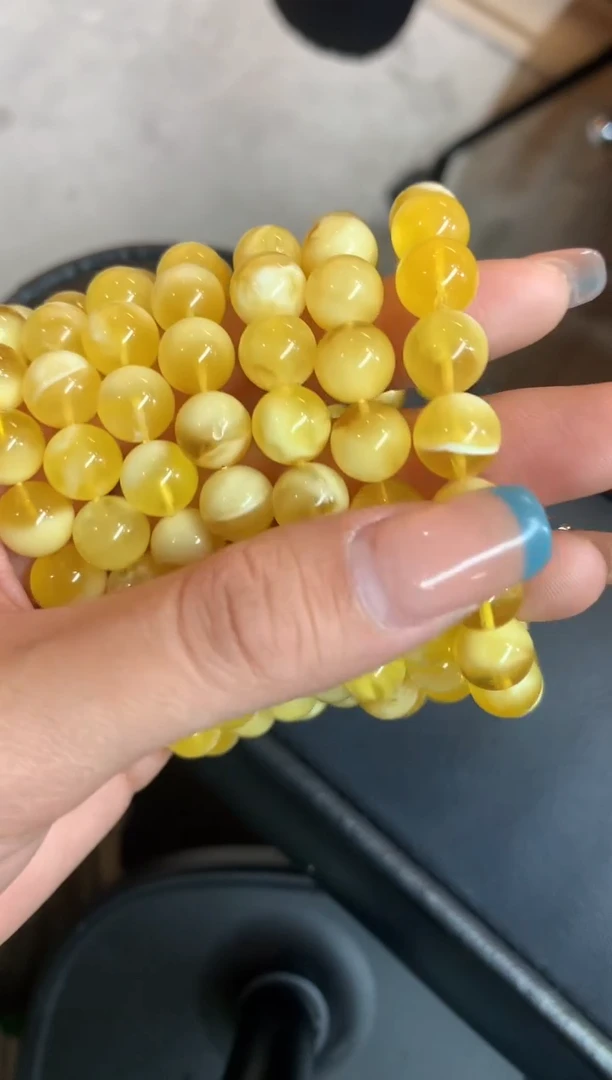 【闪购商品】蜜蜡裸石未镶嵌手串多样性发其一A65|599