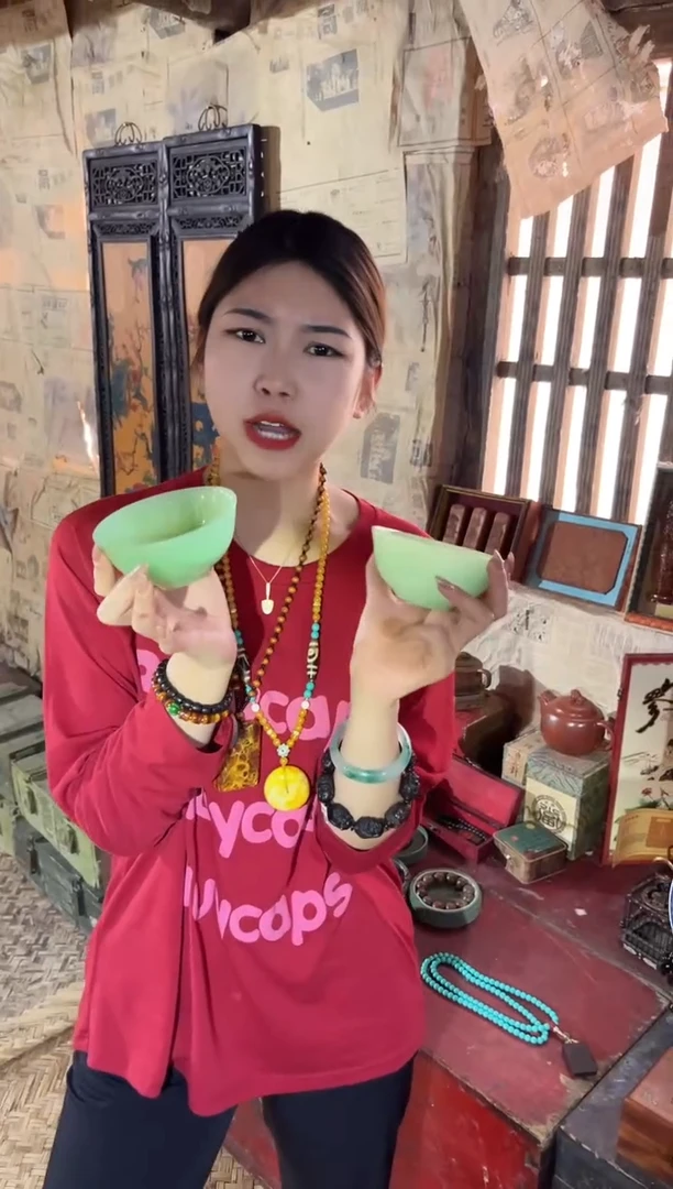 和田玉未镶嵌摆件13月月月月月月月月一对