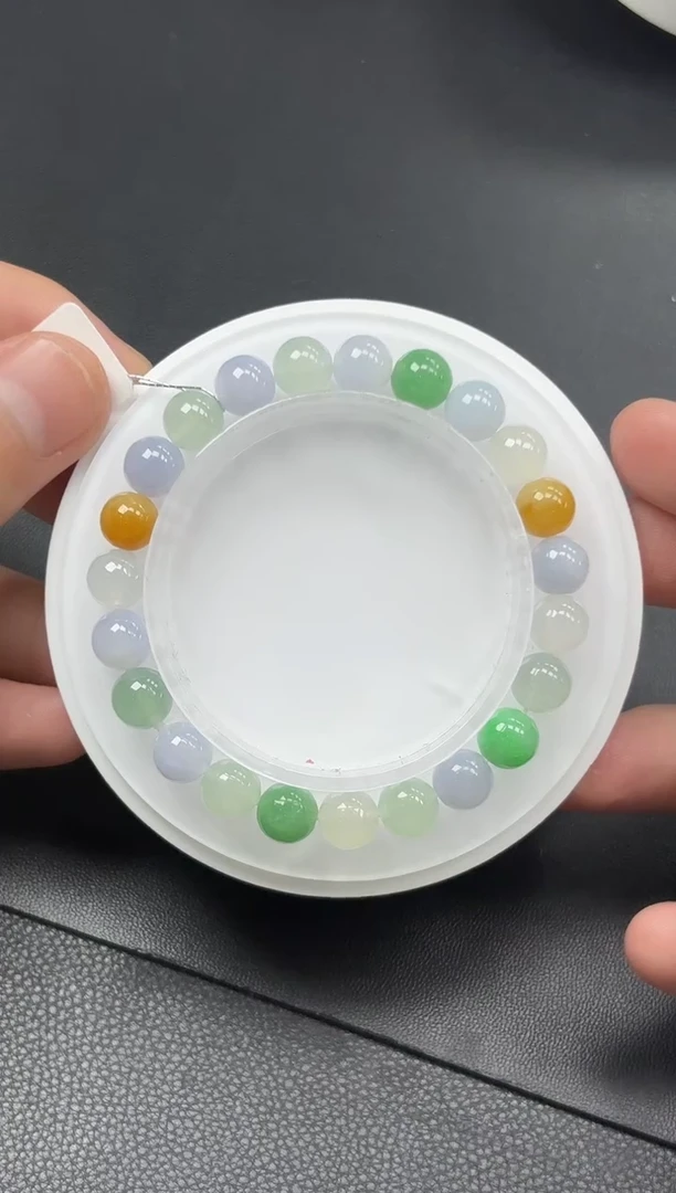 未镶嵌挂件翡翠多宝手串