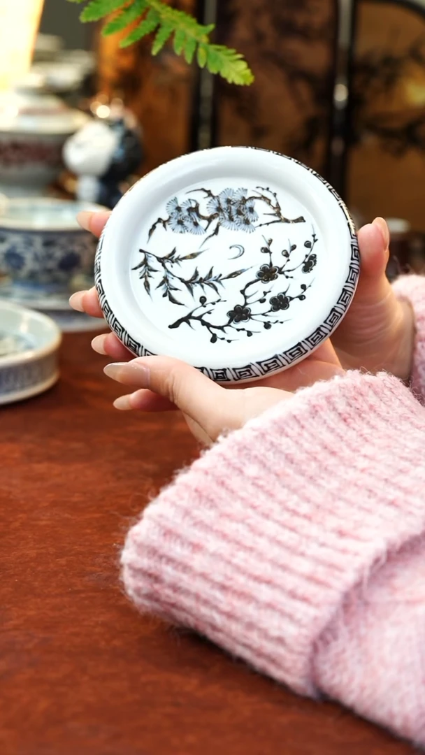 松竹梅盖置博陵造物