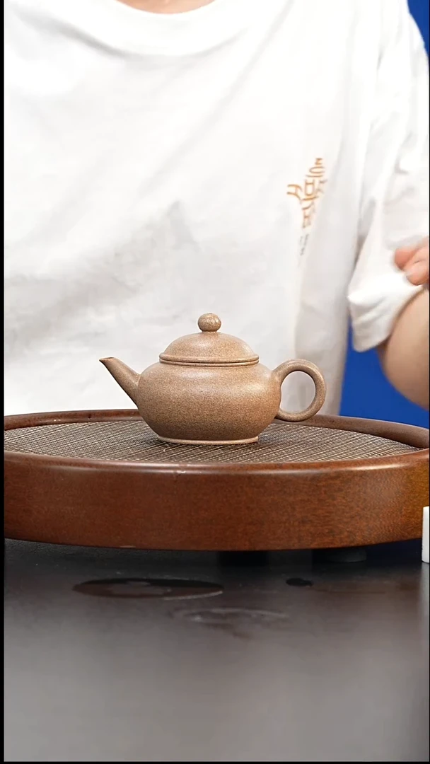 茶壶紫砂全手工五彩段水平160cc