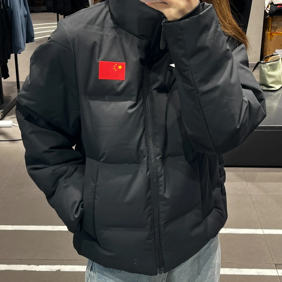 李宁正品中国男女情侣羽绒服2025冬季立领保暖90%鸭绒运动外套