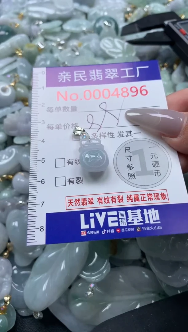 颈饰未镶嵌翡翠4896