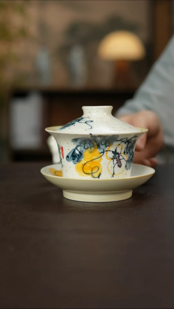 杯景德镇陶瓷柴烧手作瑕疵