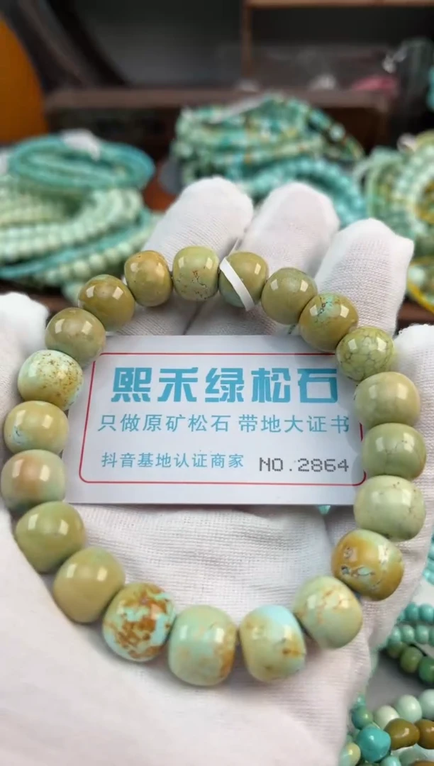 未镶嵌绿松石松石2864