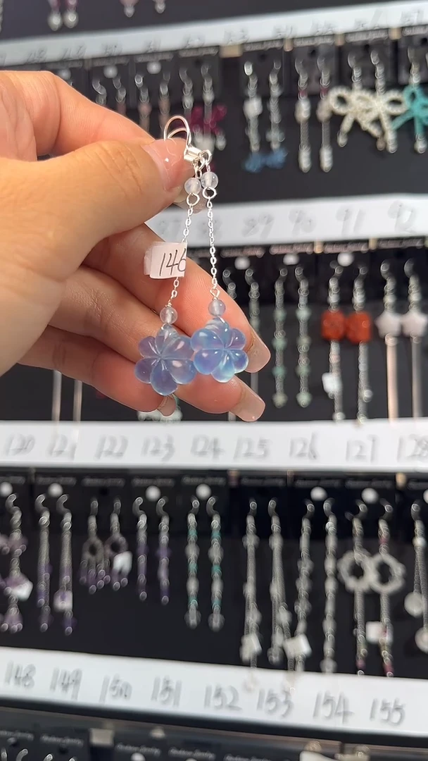 翡翠未镶嵌耳饰金玉满堂