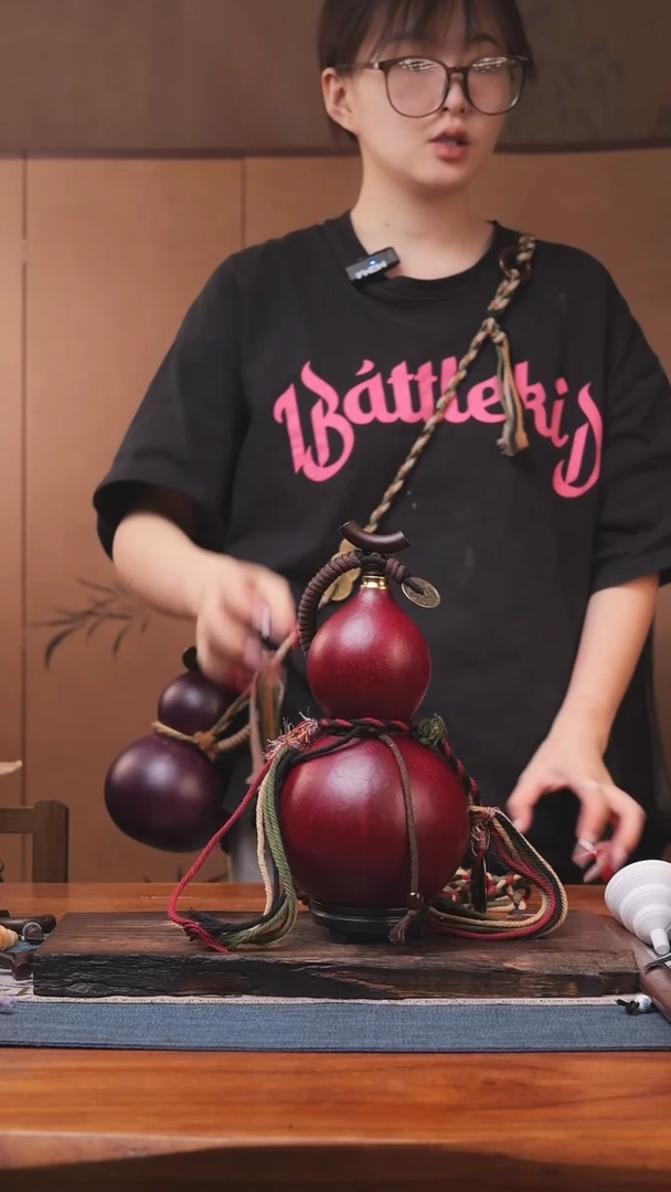 1868号精品大漆葫芦防腐防渗装水茶酒