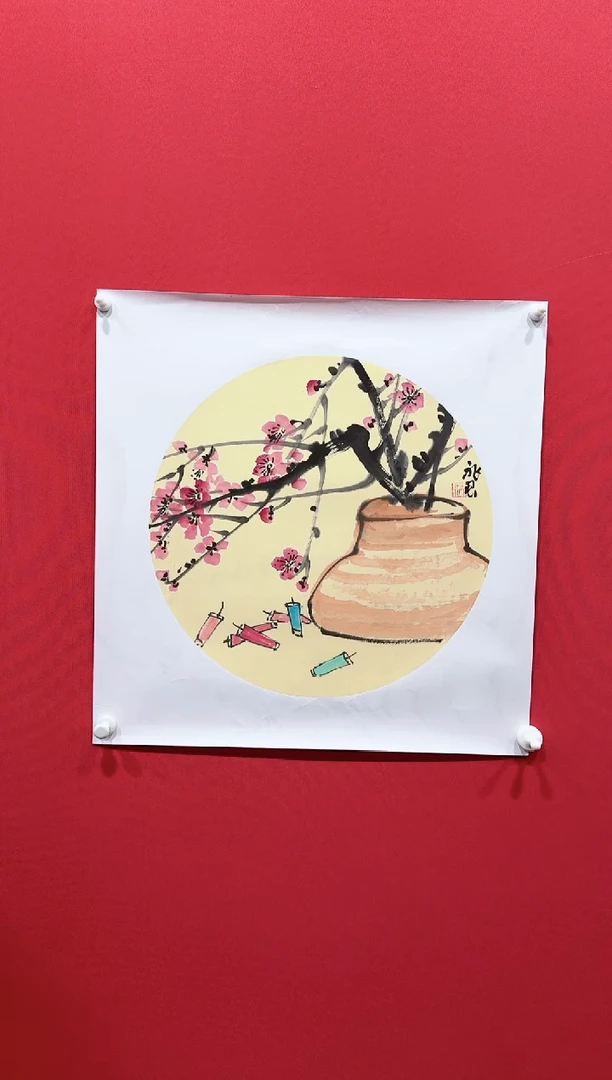 【闪购商品】国画张祚君42*42..........