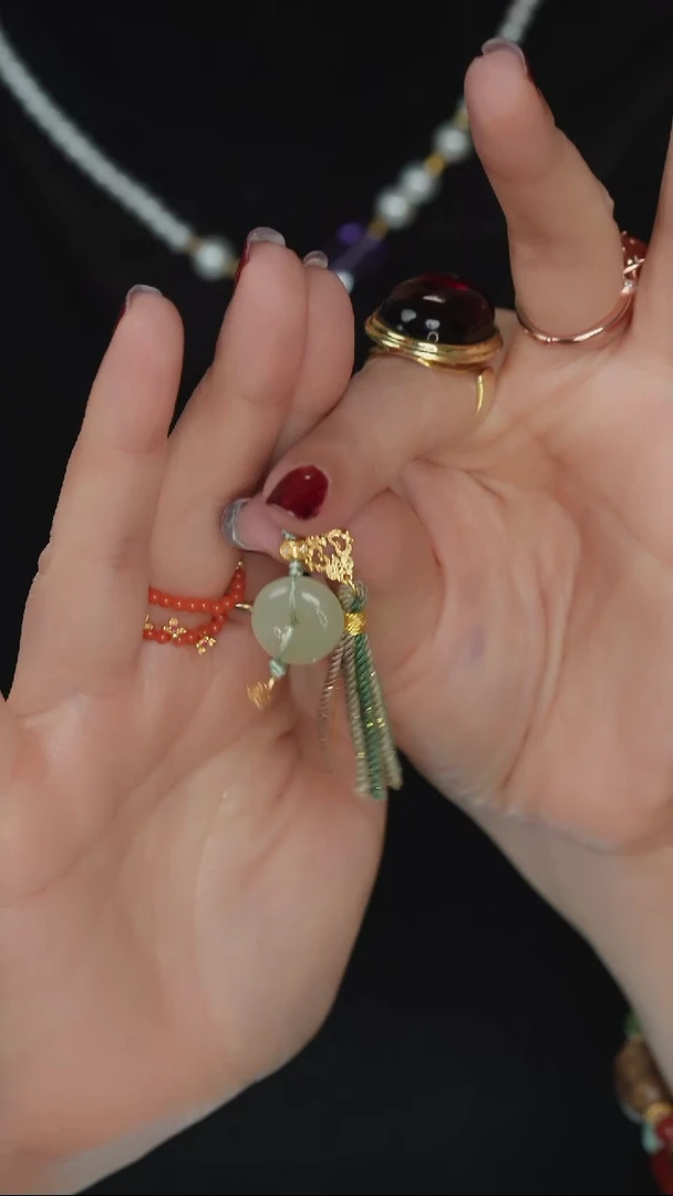 定制和田玉平安扣吊坠