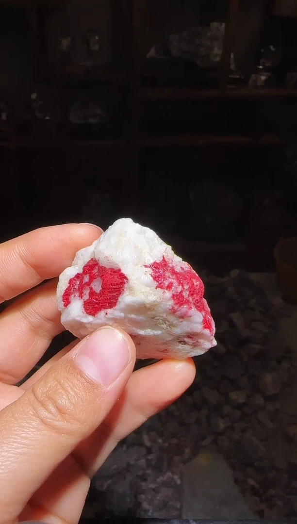 天然辰砂天然毛料30