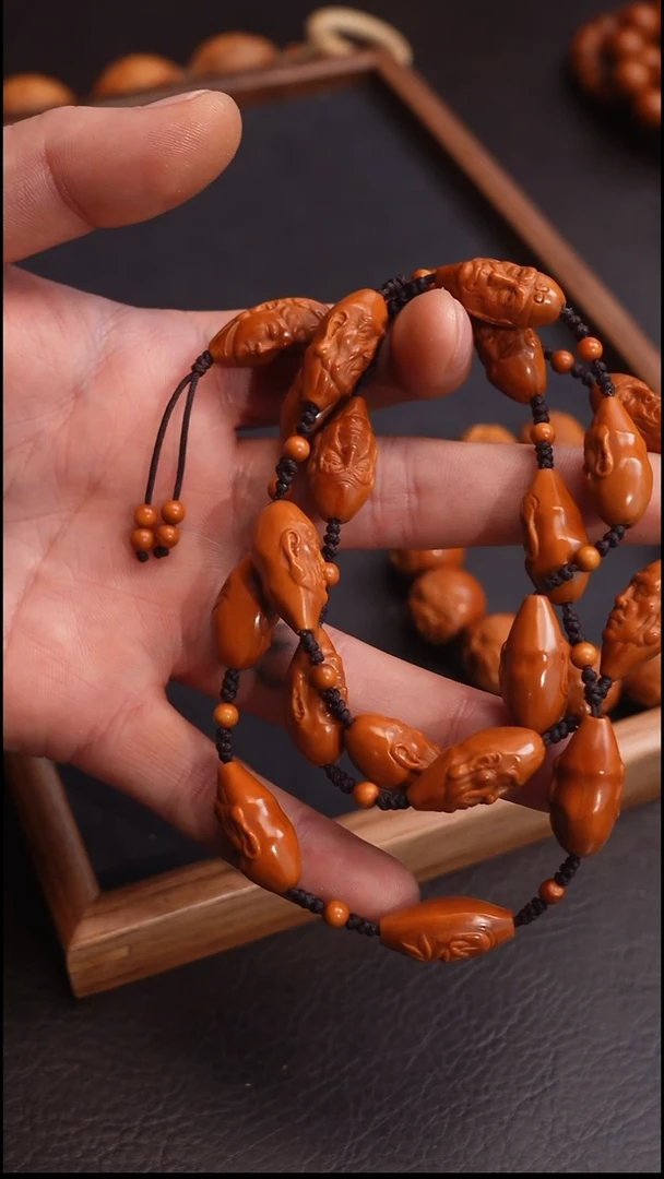 手串/手链橄榄核毛*子苏工橄榄核