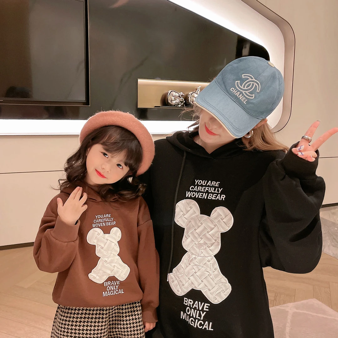 陈大猪LUSON QEE贴布绣连帽卫衣-XQEED1502