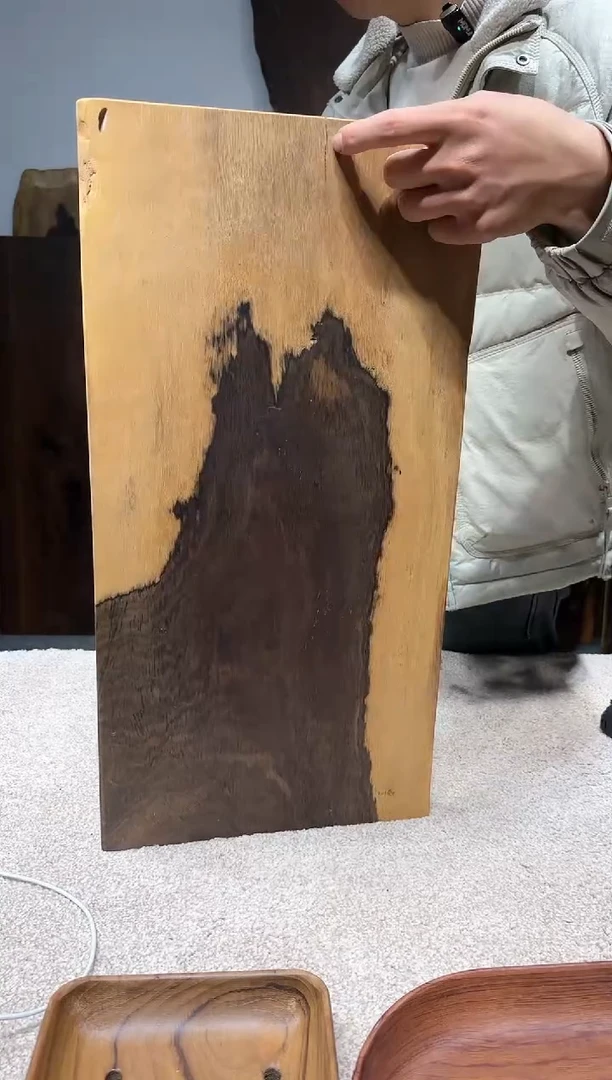 【闪购商品】风车木（黑檀木）尺寸54*28*2.2编号349