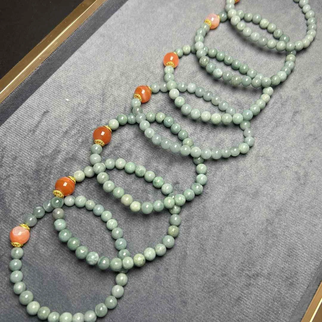 817-【鸿运当头】翡翠手串/6MM（拍一发一多样性发货）