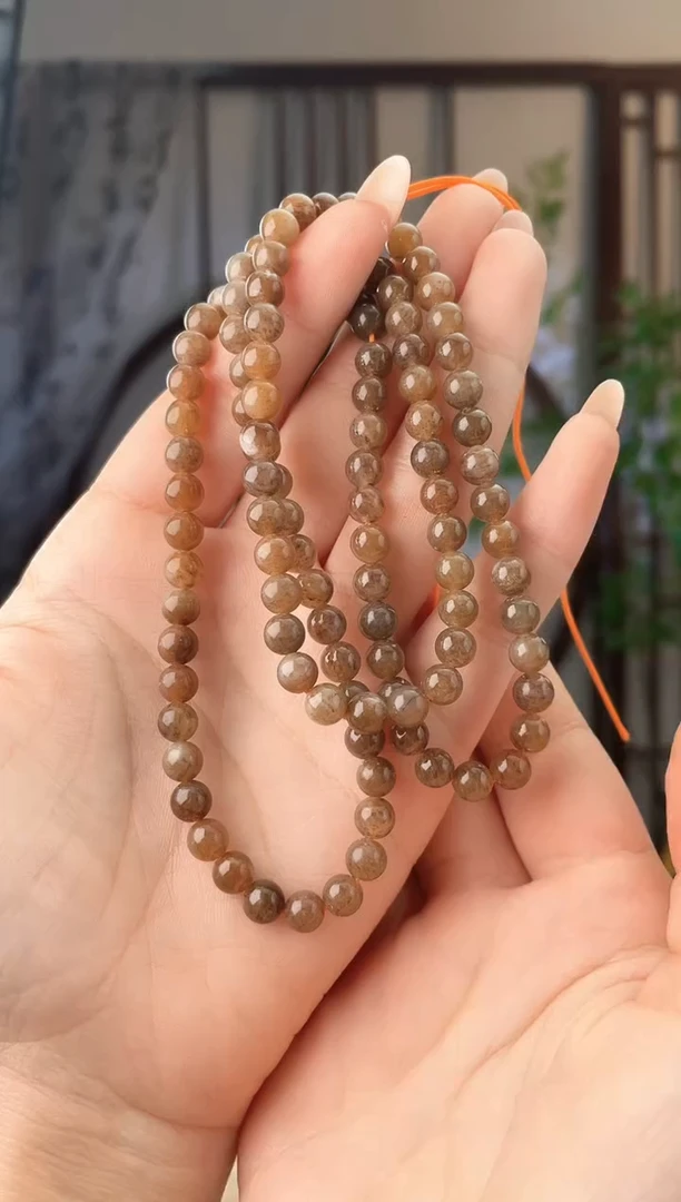 未镶嵌手串和田玉108珠链 xp