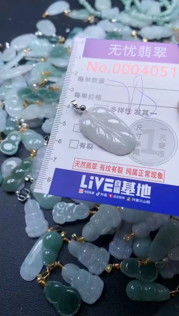 颈饰未镶嵌翡翠4051