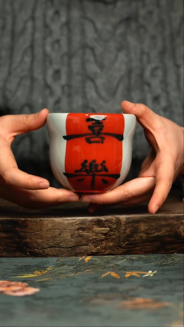 【闪购商品】杯 釉下彩手工手绘同款陶器