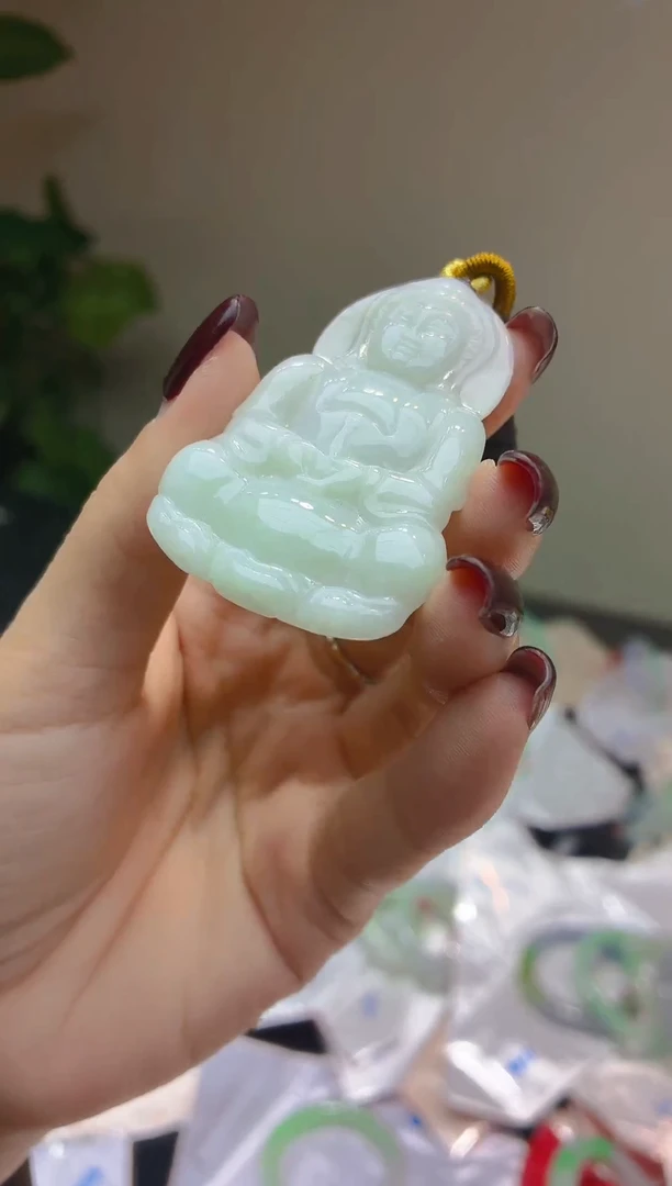 吊坠(不含链)未镶嵌翡翠天然缅甸A货翡翠