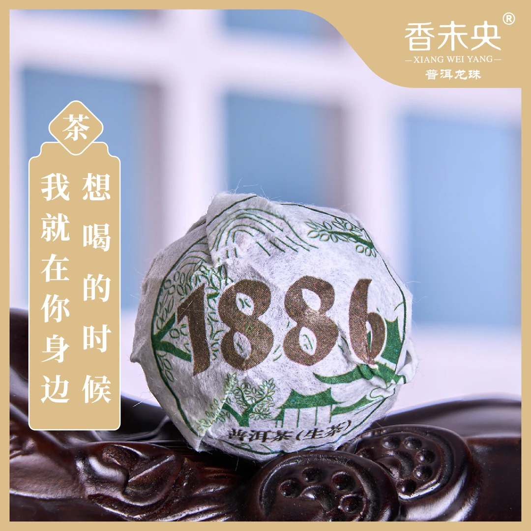 特价品！【1886】峰味龙珠云南普洱茶生茶手工龙珠