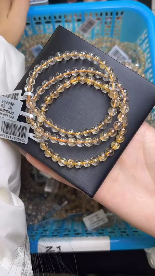 【闪购商品】水晶手链未镶嵌ck4357约6mm多样性发一件
