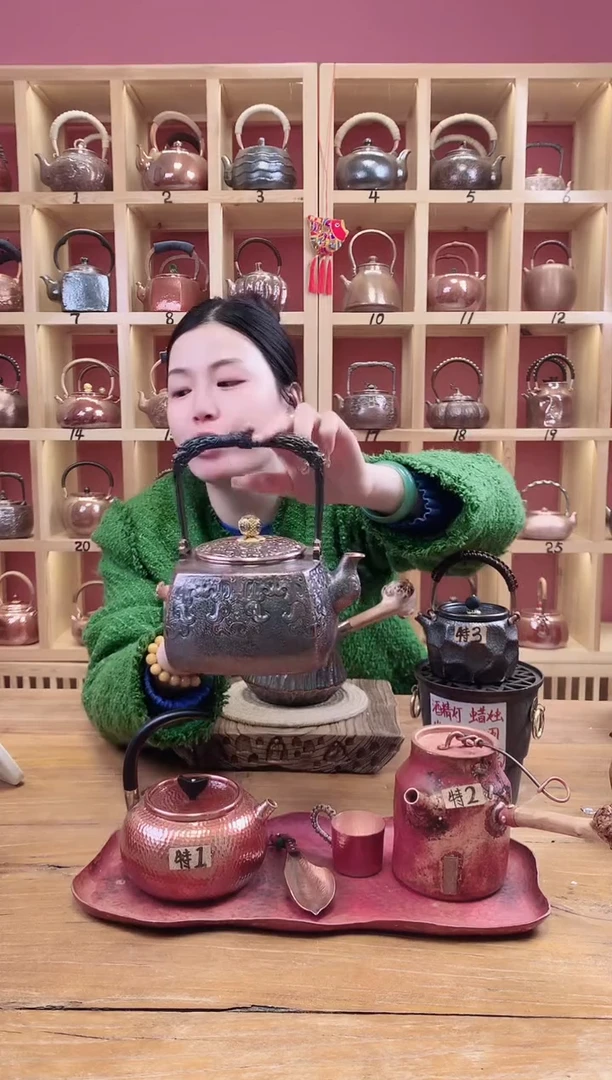 【闪购商品】提梁四方提梁饕餮壶