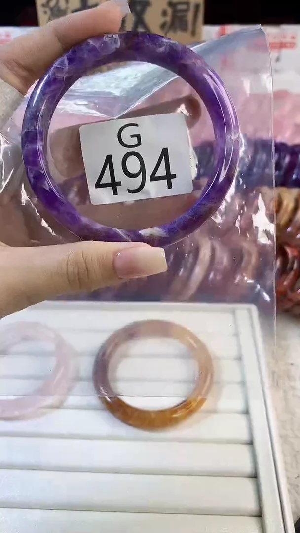 水晶手镯G未镶嵌水晶494-62