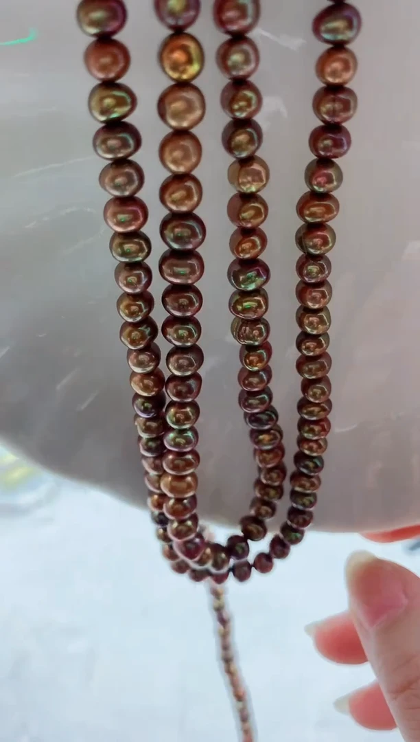 颈饰未镶嵌淡水珍珠多样性发其一不做扣头（非无瑕）