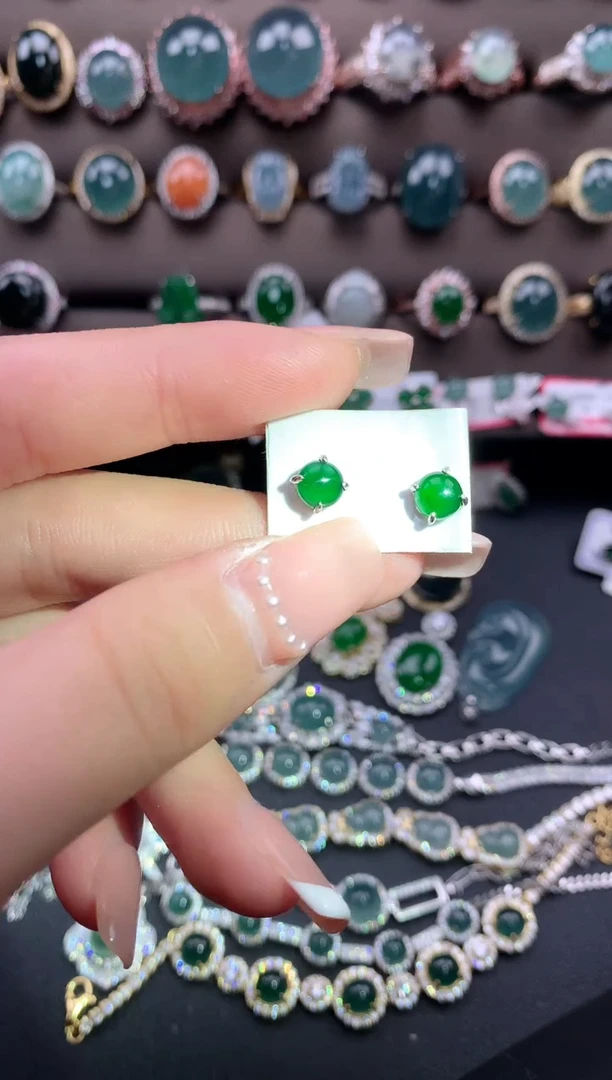 【闪购商品】翡翠戒指银S925镶嵌51241