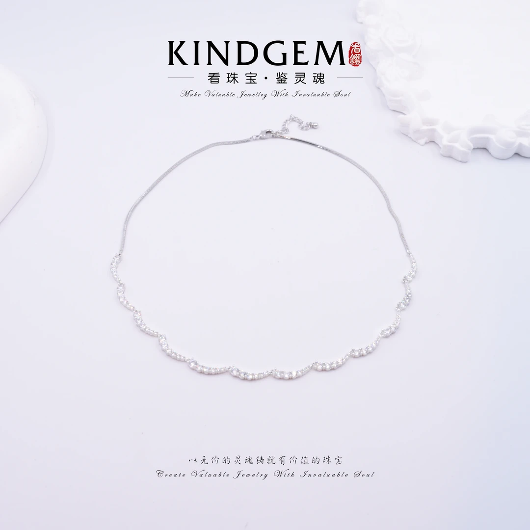 KindGem 轻奢高级感时尚项链（45cm）C-34862
